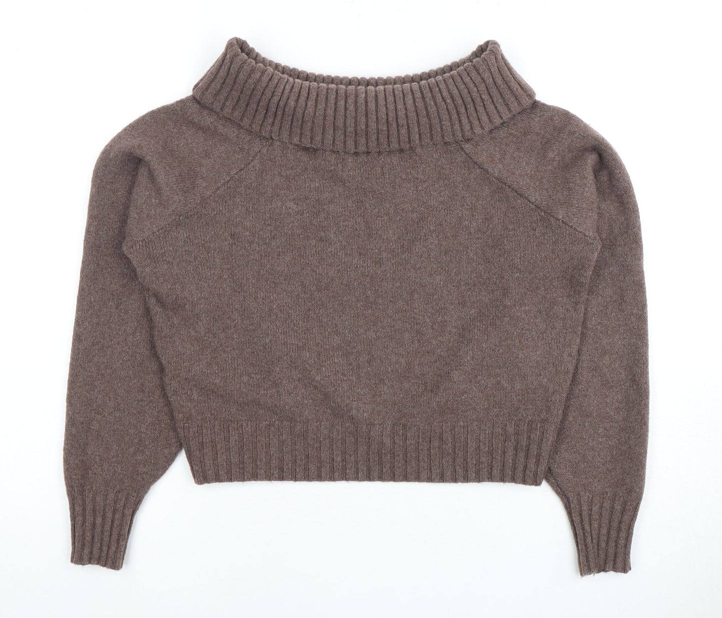 Womens UK Size S Hollister Brown Pullover Jumper