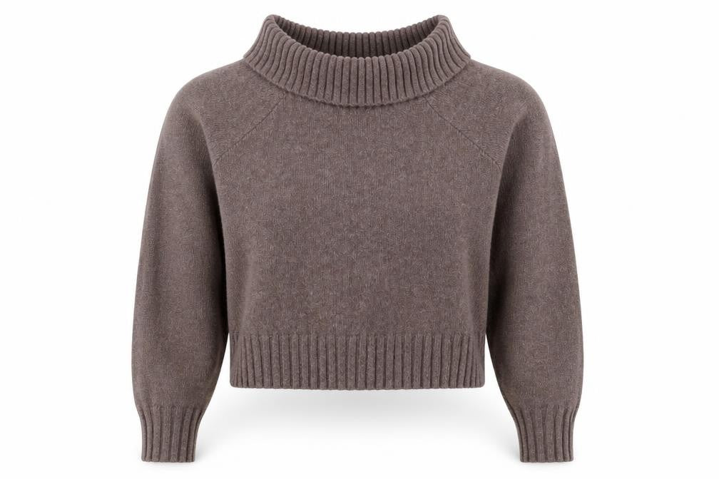 Womens UK Size S Hollister Brown Pullover Jumper