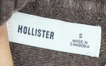 Womens UK Size S Hollister Brown Pullover Jumper