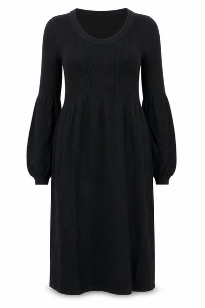 United Colors of Benetton Women's Black Dress, M