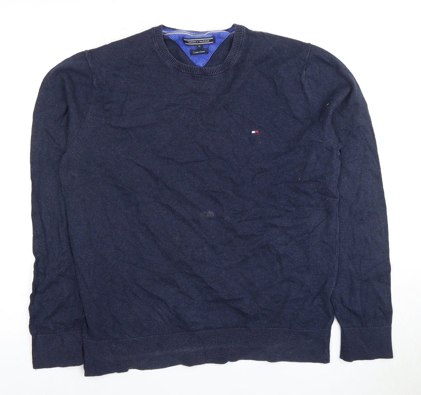 Tommy Hilfiger Men's Blue M Knit Pullover Jumper