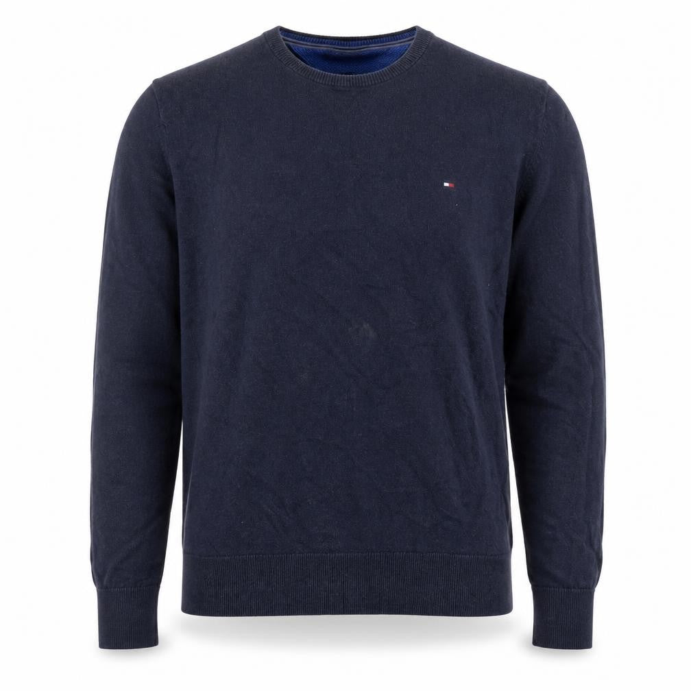 Mens UK Size M Tommy Hilfiger Blue Pullover Jumper