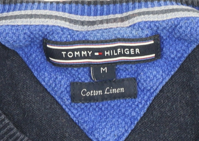 Tommy Hilfiger Men's Blue M Knit Pullover Jumper