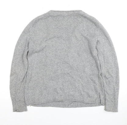 Billie Blush Women’s Grey Owl Pullover Jumper - M