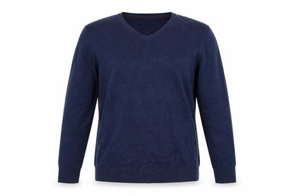Alfani Men's Blue V-Neck Pullover Jumper, Size S