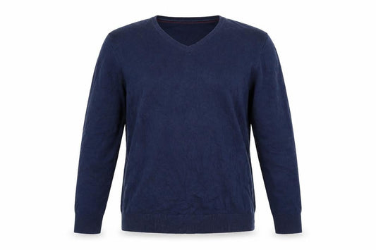 Alfani Men's Blue V-Neck Pullover Jumper, Size S