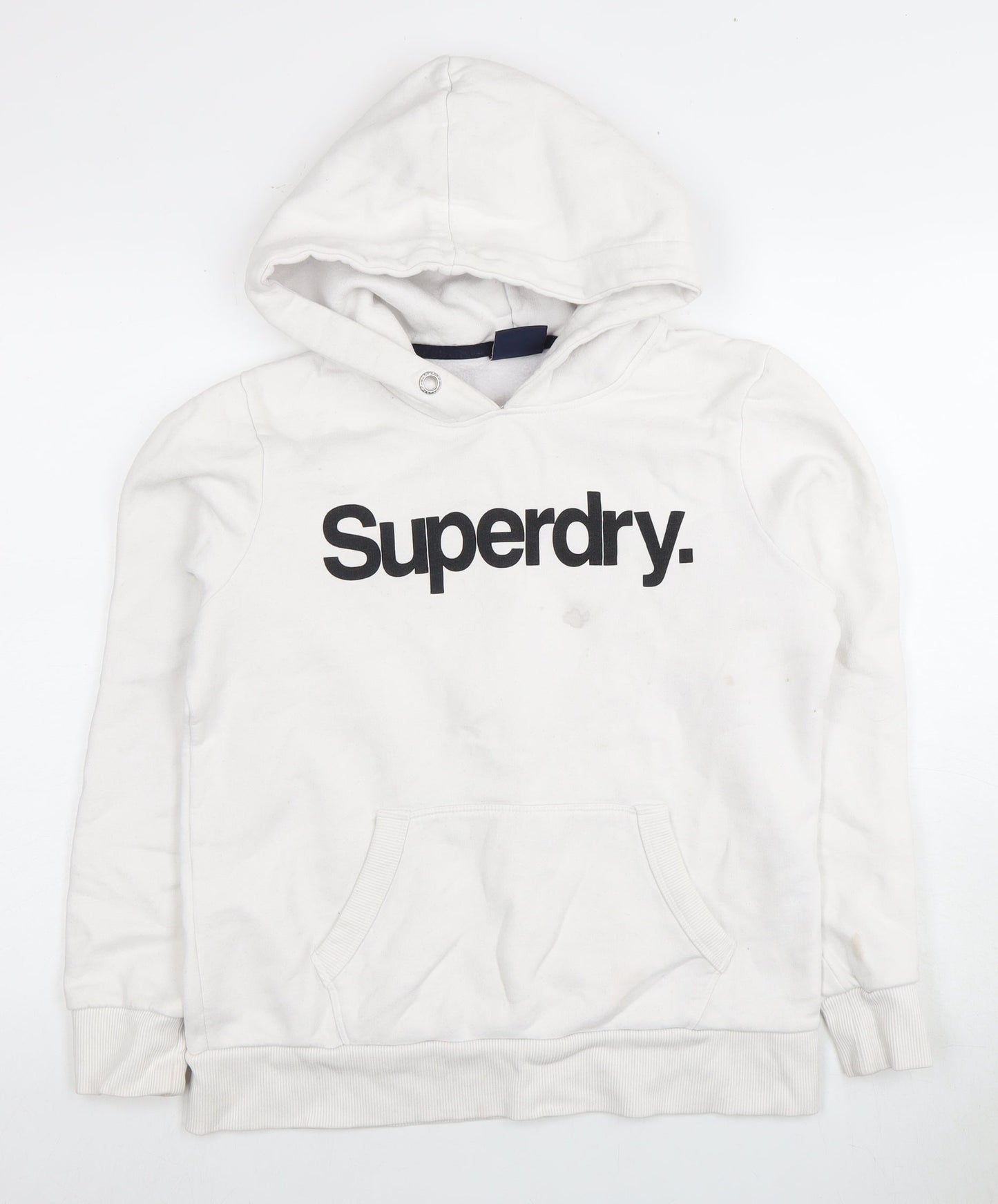 Superdry Women's White Pullover Hoodie Size 12