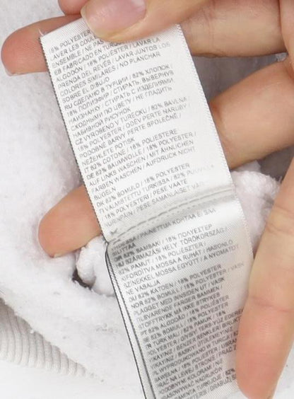 Superdry Women's White Pullover Hoodie Size 12