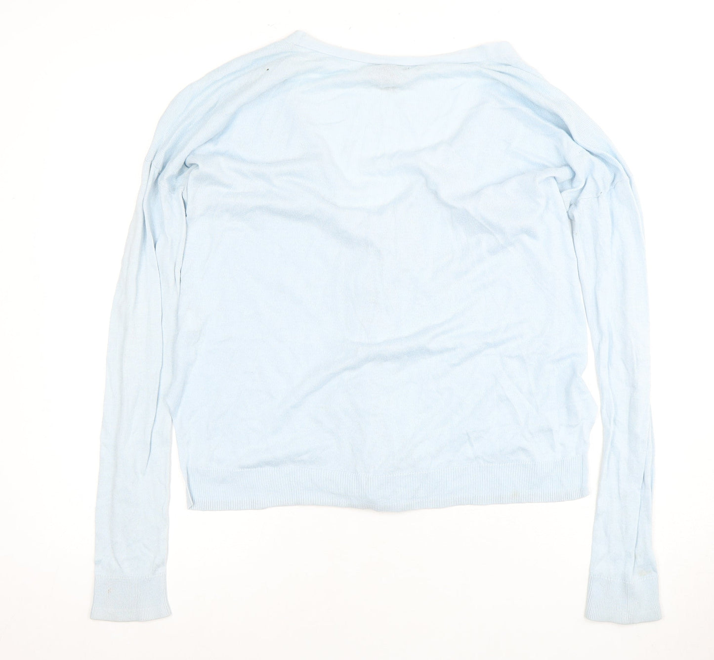 Gap Women's Blue V-Neck Cardigan - Size M