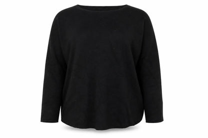 Country Casuals Women's Black Jumper L Long Sleeve Viscose Blend