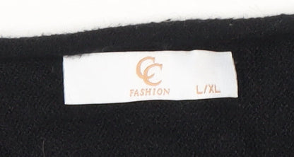 Womens UK Size L CC Black Pullover Jumper