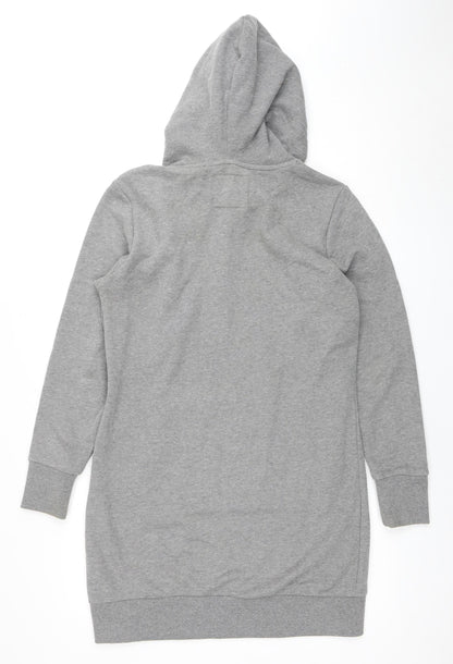 Superdry Grey Women's Pullover Hoodie Size 16 for Casual Wear