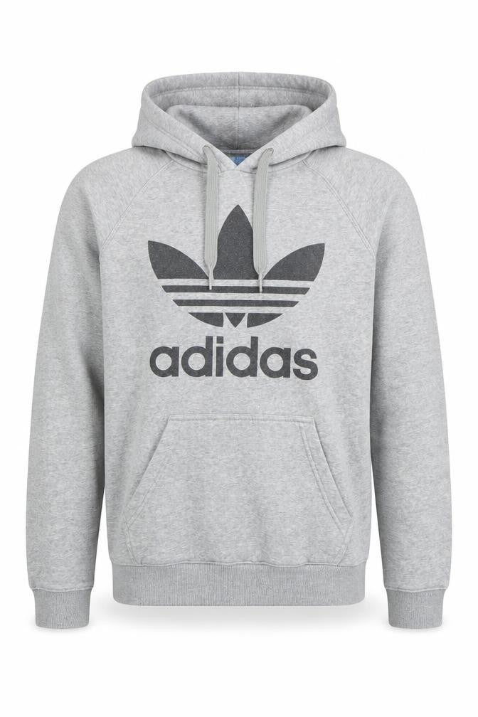 Mens UK Size S adidas Grey Pullover Hoodie