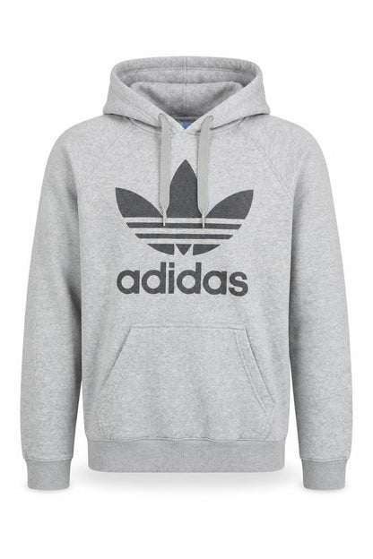 Mens UK Size S adidas Grey Pullover Hoodie
