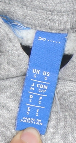 Mens UK Size S adidas Grey Pullover Hoodie