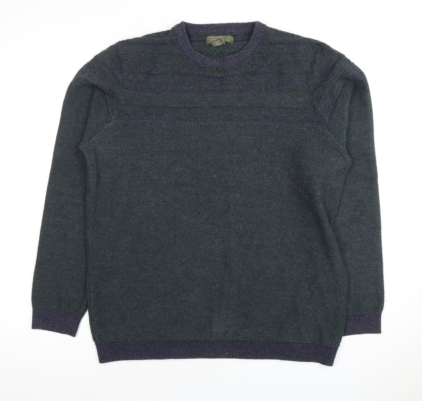 Rorie Whelan Men's Grey Pullover Jumper M