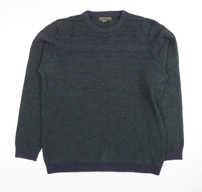 Rorie Whelan Men's Grey Pullover Jumper M