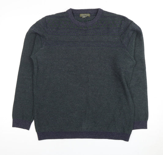 Rorie Whelan Men's Grey Pullover Jumper M