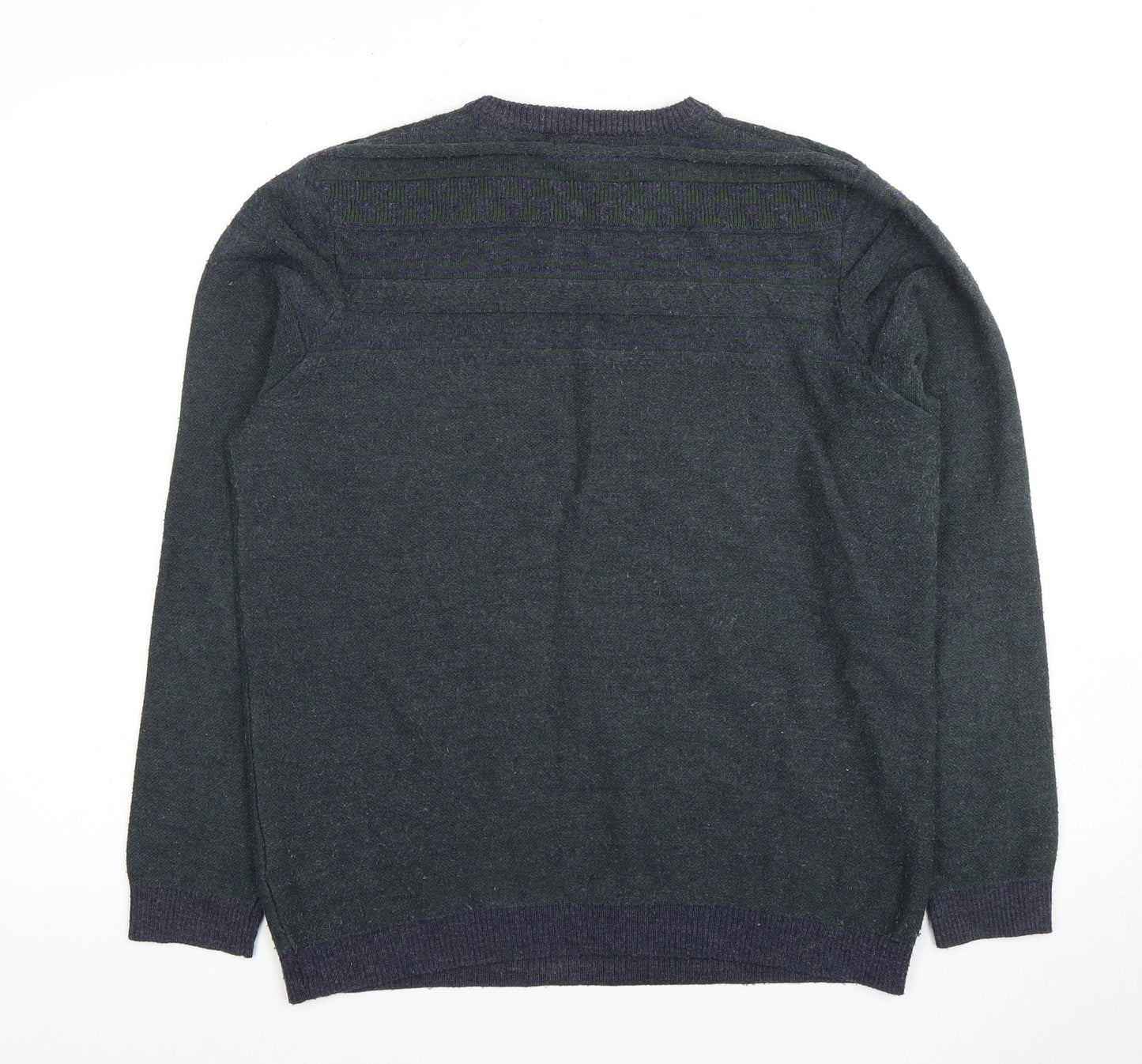 Rorie Whelan Men's Grey Pullover Jumper M
