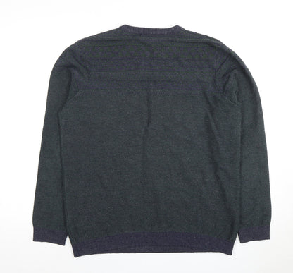 Rorie Whelan Men's Grey Pullover Jumper M