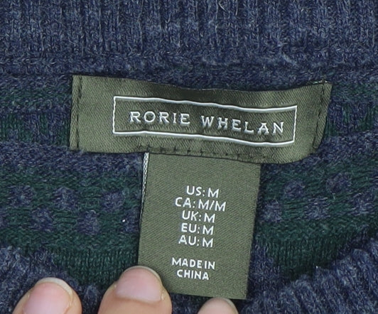 Rorie Whelan Men's Grey Pullover Jumper M
