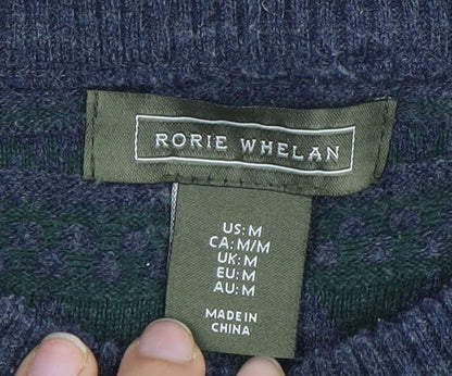 Rorie Whelan Men's Grey Pullover Jumper M