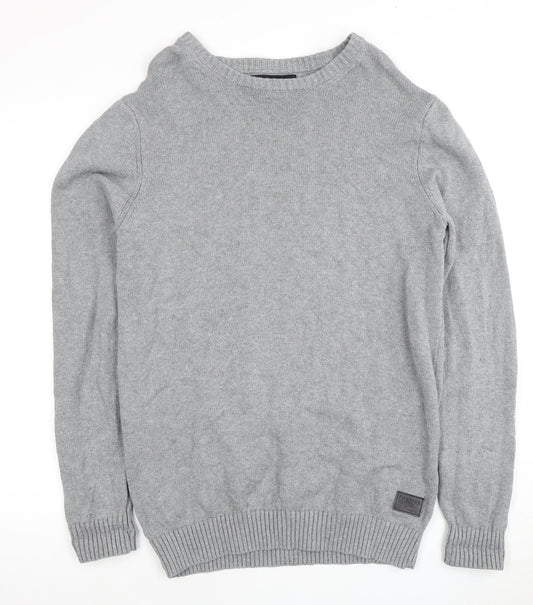Firetrap Men’s Grey XL Crew Neck Pullover Jumper