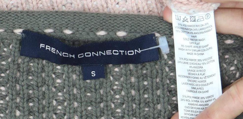 Womens UK Size S French Connection Multicoloured Pullover Jumper