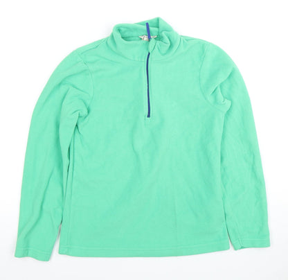 Mountain Warehouse Boys Green Fleece Zip Hoodie 11-12 Years