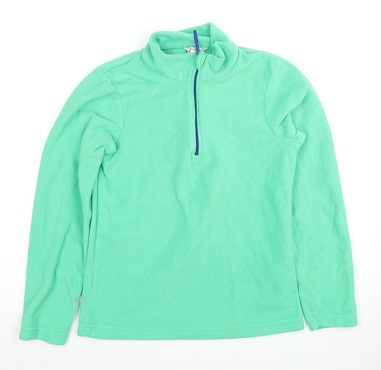 Mountain Warehouse Boys Green Fleece Zip Hoodie 11-12 Years
