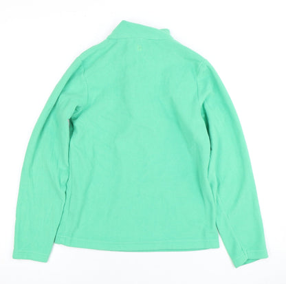 Mountain Warehouse Boys Green Fleece Zip Hoodie 11-12 Years