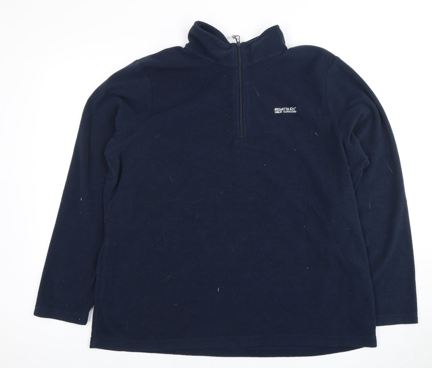 Regatta Blue Unisex High Neck Fleece Sweatshirt S