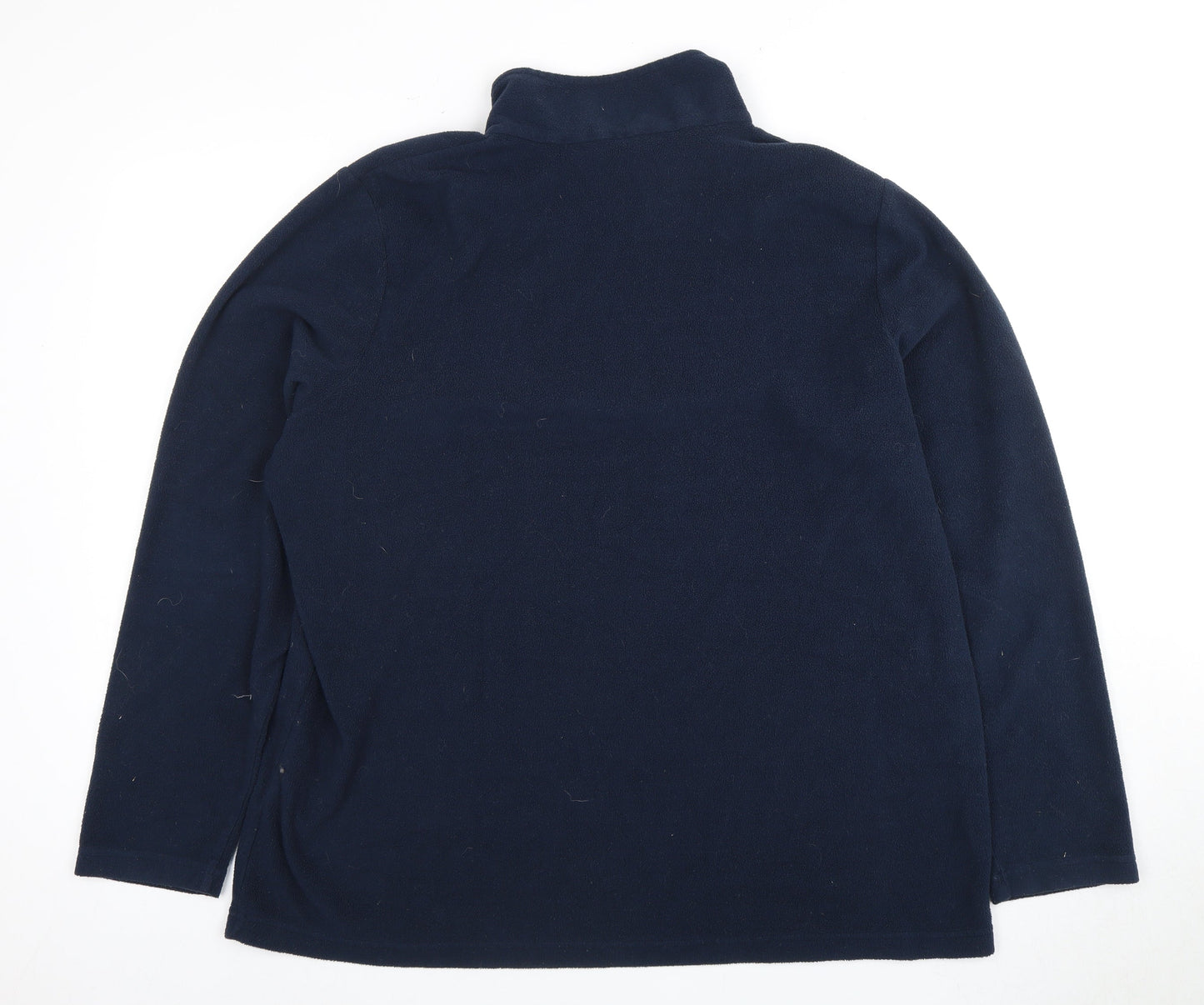 Regatta Blue Unisex High Neck Fleece Sweatshirt S