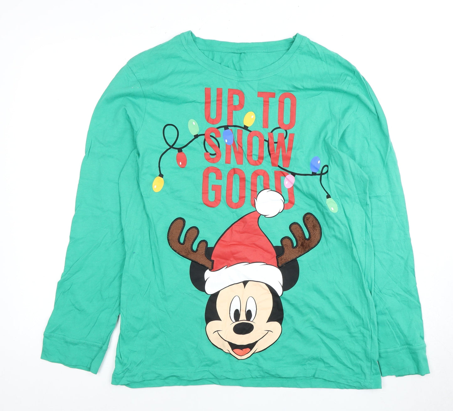 Mens UK Size L Disney Green  T-Shirt