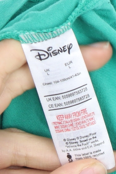 Mens UK Size L Disney Green  T-Shirt