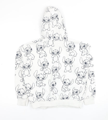George Boys White Stitch Hoodie 9-10 Years Pullover
