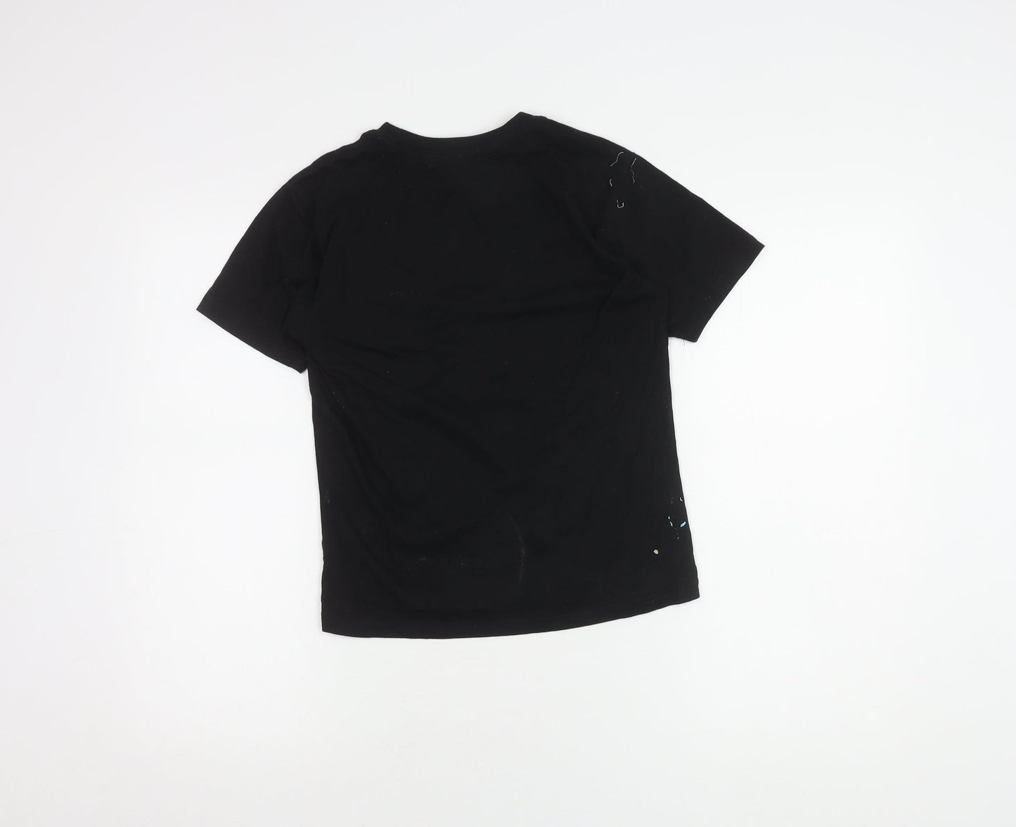 Disney Boys Black Glow T-Shirt Medium