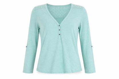 Womens UK Size M Woolovers Blue Basic Blouse