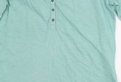 Womens UK Size M Woolovers Blue Basic Blouse