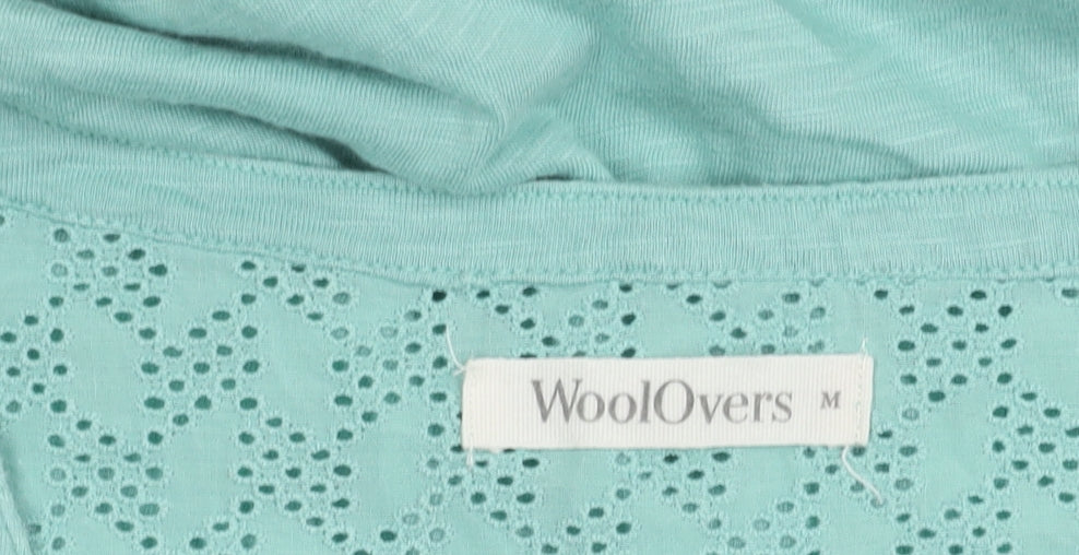 Womens UK Size M Woolovers Blue Basic Blouse