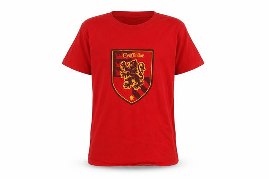 B&C Boys Red Harry Potter Gryffindor T-Shirt, 12-14 Years, Casual