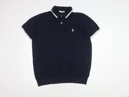 U.S. Polo Assn. Men's Blue XL Polo Shirt