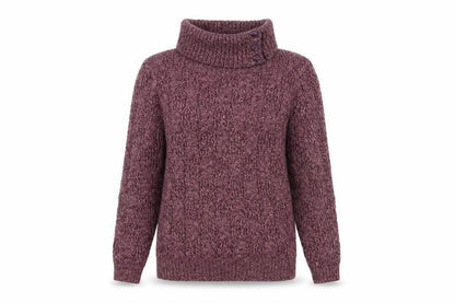 Thermolactyl Women's Purple Roll Neck Pullover Jumper Size 10/12