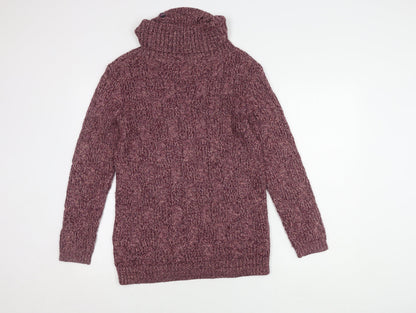 Thermolactyl Women's Purple Roll Neck Pullover Jumper Size 10/12