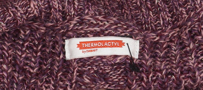 Thermolactyl Women's Purple Roll Neck Pullover Jumper Size 10/12