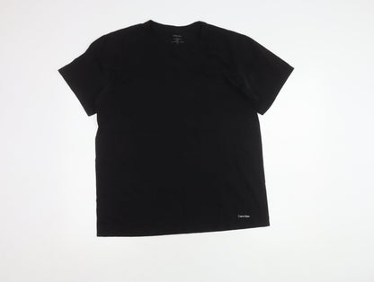 Mens UK Size L Calvin Klein Black  T-Shirt