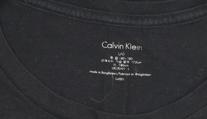 Mens UK Size L Calvin Klein Black  T-Shirt