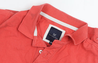 Crew Clothing Company Red Men's Polo M