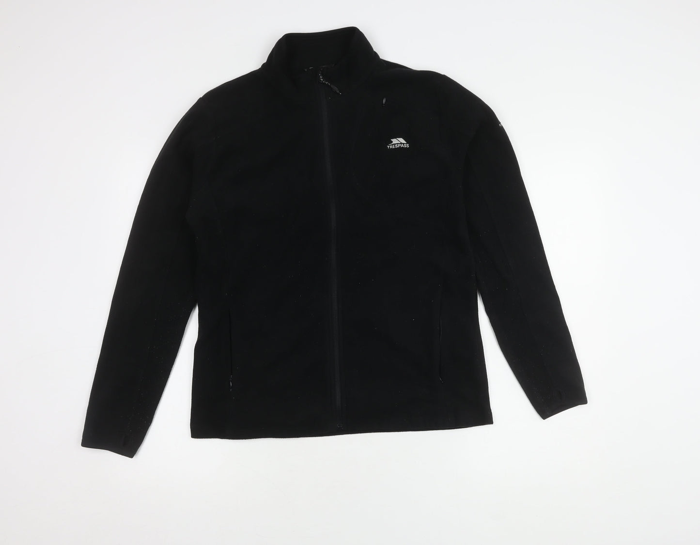 Unisex Adults UK Size L Trespass Black Basic Jacket
