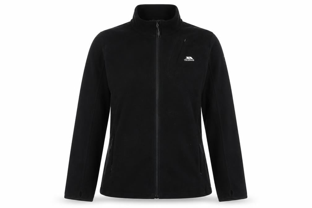 Unisex Adults UK Size L Trespass Black Basic Jacket